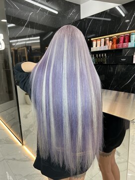 ラピス 渋谷本店(Lapis) 【lapis渋谷 Yu-ki】ホワイトパープルハイライト