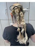成人式編み下ろしヘアセット鶴見