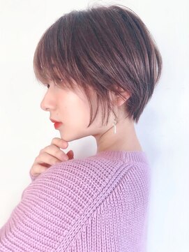 セイドット オモテサンドウ(Say. omotesando) Say.ショート丸みショートくびれショートヘーゼルグレージュ青山