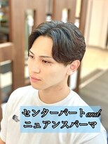 ロイヤルマン 梅田(ROYAL MAN)&nbsp;センターパート&ニュアンスパーマ