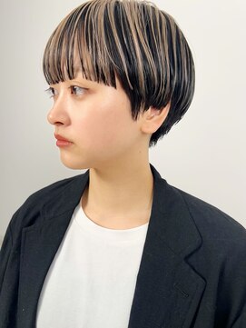 ピープル コモンズ(people commons) マッシュショート　アンブレラカラー