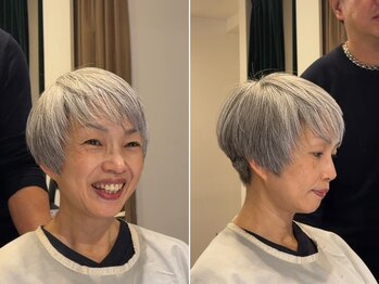 ヘアーサロンテン モトアザブ(hair salon Ten motoazabu)の写真/<トレンド×再現性>扱いやすく乾かすだけでまとまるショートStyle*[麻布/麻布十番/レイヤーカット/学割U24]