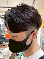 デプト(DEPT.) ニュアンスセンターパートフェザーパーマコンマバング波巻き眉毛