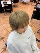 インパークス 町屋店(hair stage INPARKS)&nbsp;中性ウルフ×Wカラー［町屋店］