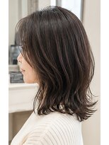 ヘアアトリエ ナイン 岡部店(hair atelier nine)&nbsp;ダークパープル/ナチュラルショート/夏のヘアアレンジ/福島市