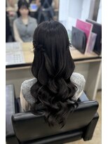 アジールヘア 赤羽駅南口店(agir hair) 似合わせヘアセット/ねじりハーフツイン×大人可愛いヨシンモリ