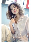 Chlom☆ほつれウェーブラフベージュ　TEL 0364574337