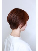 ヘアーサロン ビー(hair salon b.)&nbsp;夏カラー、オレンジショート