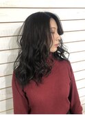 【渋谷エクステ・カラーBeee/安部 郁美】ネイビーブラックStyle