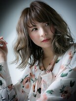 カバーヘア ブリス 戸田公園西口店(COVER HAIR bliss) 抜け感♪無造作カールの小顔セミディw戸田公園20代30代40代