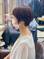 ユキオ オブ ヘアー(YUKIO of Hair) 小顔見せで大人かわいい☆ピンクカラー×ひし形ショート