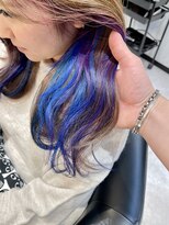 シファー(～Cifer) インナーカラーブルーパープル2色インナーお客様ヘア☆