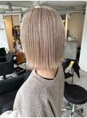 #黒髪#ボブルフ#ネビージュ#小顔#ワンレン