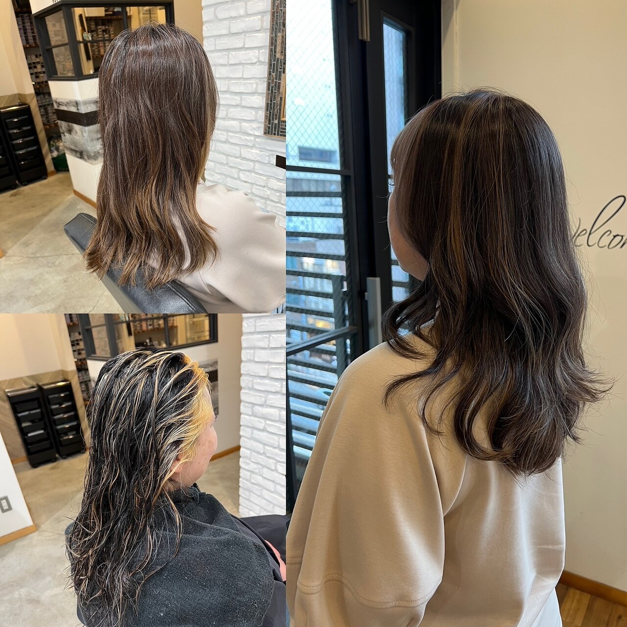 白髪ぼかしハイライト&フェイスフレーミング☆五反田駅美容室