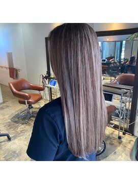 ジョイン ラックスビー 京都店(JOYN LUXBE) 髪質改善ミルクティーベージュ20代30代40代似合わせカット