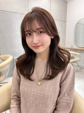 サンド 池袋(sand) 韓国風ヘア/ワンホンヘア/レイヤーカット/顔周りカット