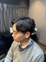 カスミ 霞(KASUMI)&nbsp;ゆる束感。ビジネスでもOKパーマ。　20代/30代/ビジネス