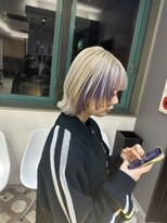 ジルバイジゼル(JILL by GiseL)&nbsp;ホワイトベージュ　ペールラベンダー