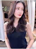 大人かわいいくびれヘア韓国ヘア顔周りカットおくれ毛