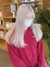 【人気No.2】似合わせカット＋ケアブリーチ＋全体カラー＋TR