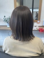 ペアツリー(Pear tree)&nbsp;伸ばしかけ　外はねセミディ　艶髪カラー