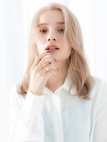 ドクターズ サロン ラブ(Dr's Salon LAB)&nbsp;垢抜けハイトーンカラーかき上げリラクシーヘアe古河10代20代