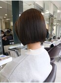 韓国ボブ 切りっぱなしボブ タッセルボブ ぱつっとボブ