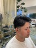 メンズカット顔剃り込み＋頭皮クレンジング(￥550off)→ ￥4620