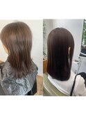 髪質改善ストレート　
