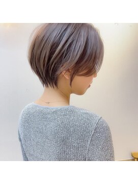 ロシェ 横浜店(loche) フェザーショート×メルティカラー×似合わせカット[横浜駅]