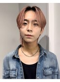ピンクベージュピンク赤