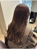 大人かわいいエギョモリミルクティーブラウン ひし形シルエット