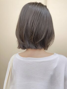 パークレーン アイス イヴェン(park lane ICI yeven) ブリーチなしダブルカラー明るめブラウンベージ20代30代40代ボブ