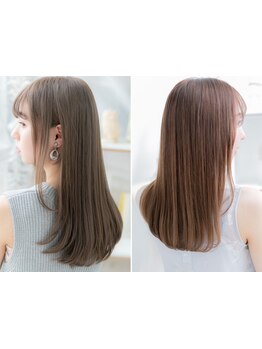 越谷駅20秒★仕上り感に断然差♪特別なアイロンと特許ダメージレス成分配合の縮毛矯正に感動/20代30代40代