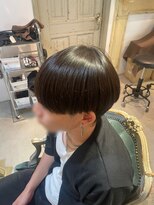 エクシア 横浜店(EXCIA)&nbsp;縮毛矯正で作るマッシュスタイル