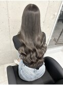 艶髪ダークグレージュ