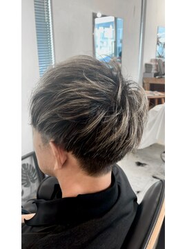 アンダーカバー UNDERCOVER 10代_20代_メンズ_バレイヤージュ_ハイライト_シルバーグレー