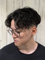 ヨシザワインク バンダイ(YOSHIZAWA Inc. BANDAI)&nbsp;センターパート/スパイラルパーマ/フェード/爽やか/秋おすすめ