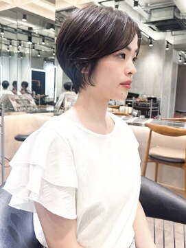 ロンド エメ 柏(Lond aimer) グランマッシュ/暗めカラー/ショート/ボブ/前髪/髪質改善/柏柏