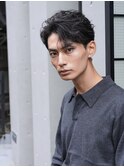 渋谷フェザーパーマセンターパートニュアンスパーマ10代マッシュ