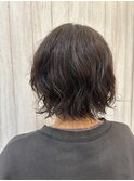 パーマ風クセ毛さんスタイル