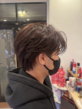 オーシャントーキョー(OCEAN TOKYO) 韓国マッシュフェザーパーマニュアンスパーマセンターパート