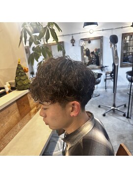 ソースバンダイ 万代(SOURCE) マッシュ×シャドウパーマ