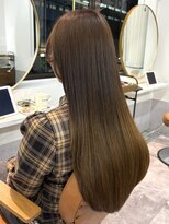 カノエ 福岡香椎店(canoe) 透明感カラー ミルクティーベージュ 髪質改善 艶髪 20代 30代