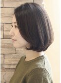 30代40代大人可愛いひし形ボブ　ワンカール