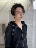 センターパート/メンズカット/アッシュブラウン/渋谷/原宿