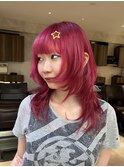 3. 派手髪ピンクが大人気♪