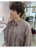 ソーソー(SoSo)&nbsp;デジタルパーマパーマ活かしカット×ムードスモークカラー5.2
