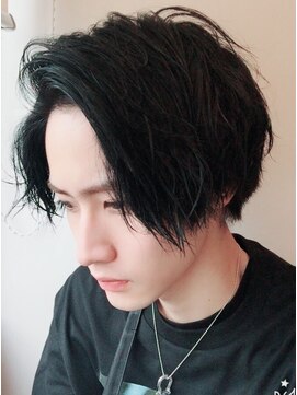 シン(syn) cut3600円グランジミディアムスマートマッシュイメチェン