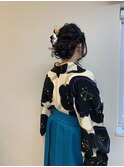袴とヘアセット